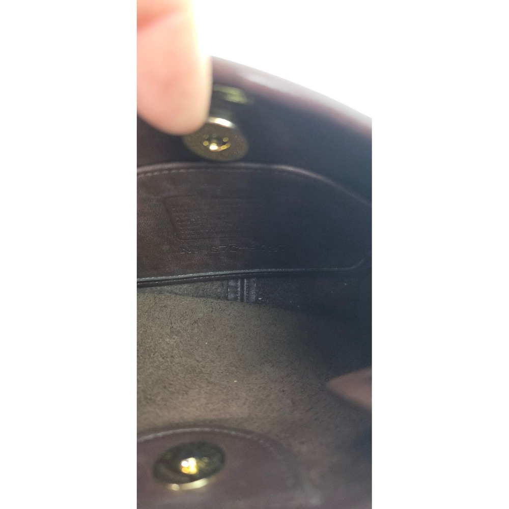 Vintage Coach Ergo Shoulder Bag Mahogany Brown Leather Made in USA G7C-9027 - Picture 5 of 9